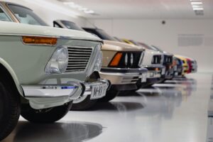 a line of cars in the auto industry