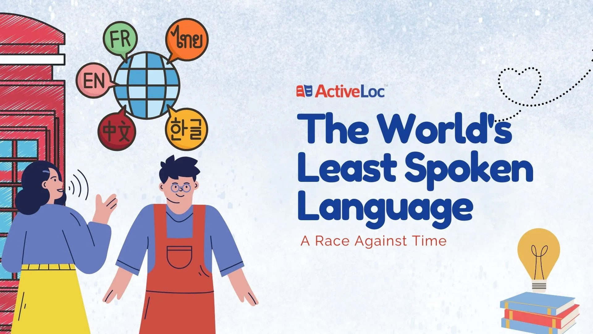 The World's Least Spoken Language banner