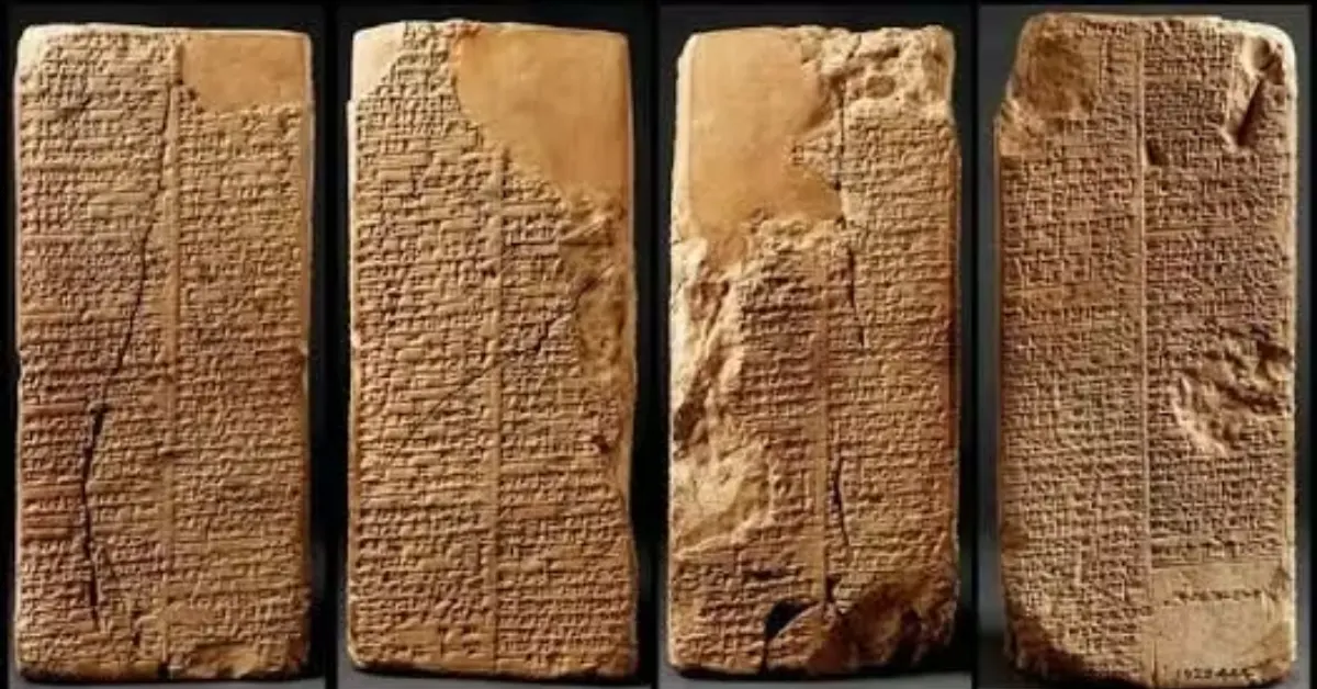 Sumerian Tablets from 3100 bc of the oldest language in the world